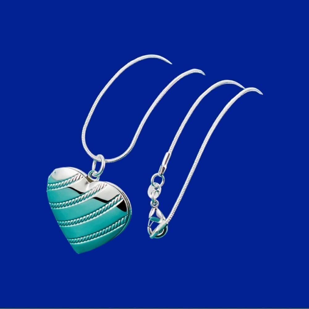 925SS HEART LOCKET PENDANT - Picture 2 of 3